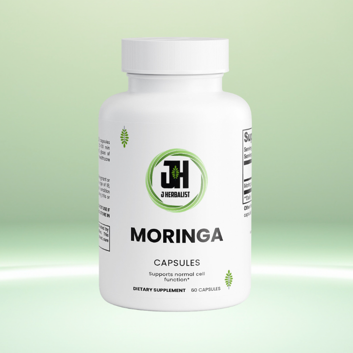 Moringa Leaf Capsules - Nutrient-Rich Superfood | J Herbalist