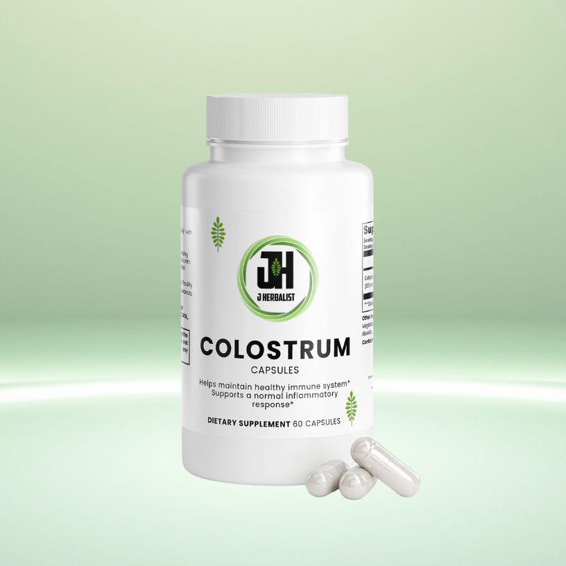 Colostrum Capsules 500mg | 30% IgG | Immune & Gut Support