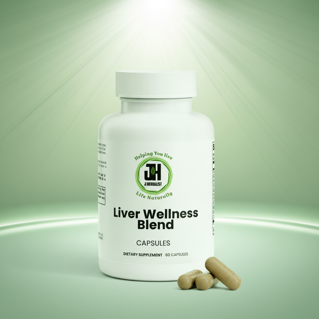 Liver Wellness Blend product image on the green background