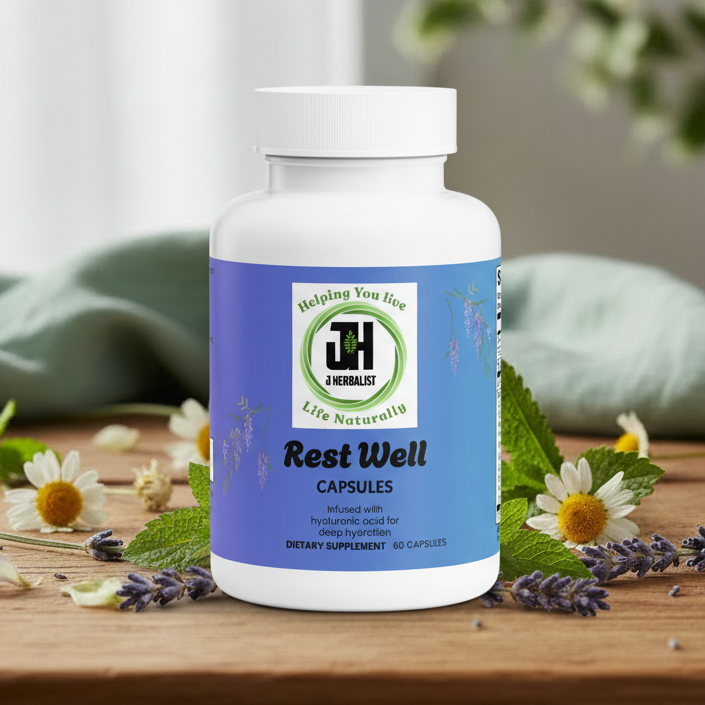 Rest Well Blue Bottle - Tabletop